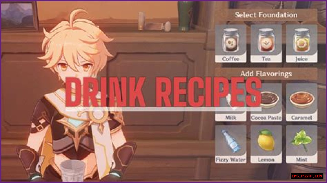 How to unlock all the drink recipes in Genshin Impact “Of Drink A-Dreaming” event?