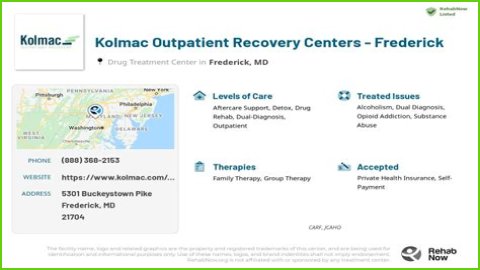 Kolmac Outpatient Recovery Centers Opens New Frederick Addiction Treatment Center