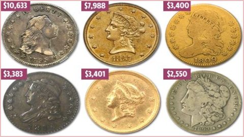Top five coins worth between $9,000 and $144,000 - do you have one in your spare change?